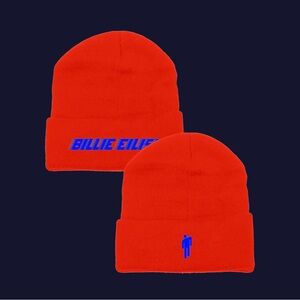 NWT Billie Eilish Racer Red Beanie